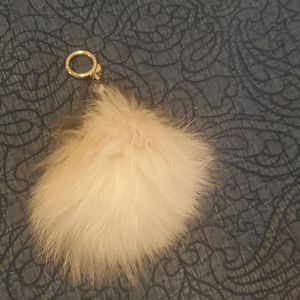 Michael Kors pink and green bag charm
